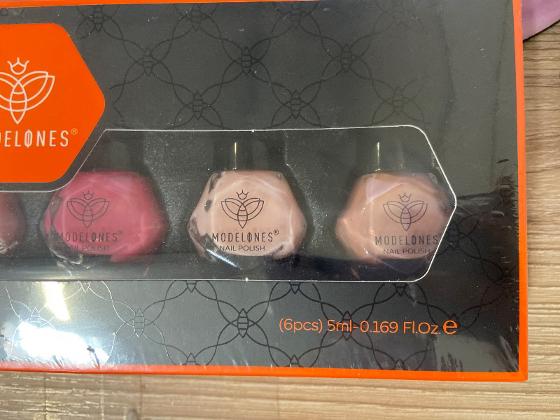 View 4 of modelones Jelly Nail Polish, Summer 6 Colors Sheer Nude Pink Milky White Neutral Nude Nail polish Set Long Lasting Quick Dry Transparent Manicure DIY Nail Art Salon Home Gift for Women Girl