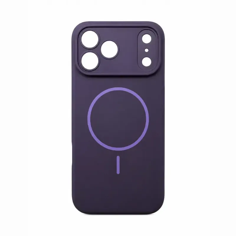 Photo 1 of Gleecube Magnetic for iPhone 17 Pro Case, [Matte Solid Color] [Full Camera Protection] Protective Case for iPhone 17 Pro - Deep Purple