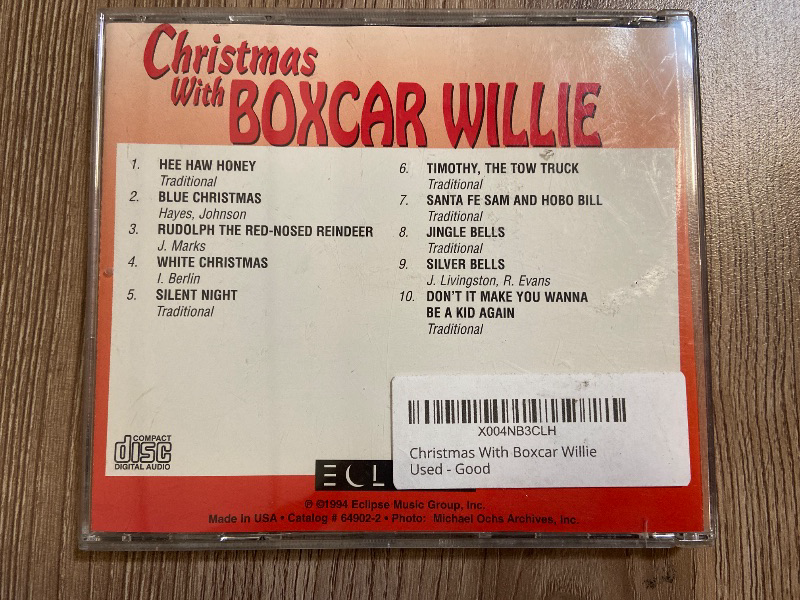 Photo 1 of Christmas With Boxcar Willie CD