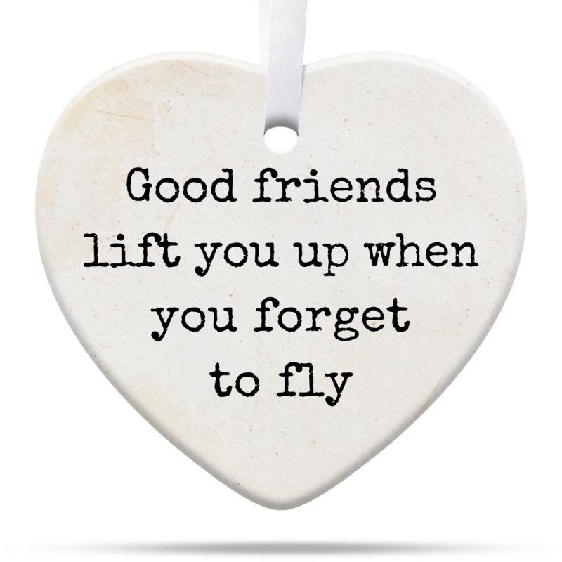 Photo 1 of Friendship Gifts for Women, Best Friend, Funny, Work Besties, Sister, Friend Ornaments for Women, Ceramic Christmas Ornaments (Friend 3)