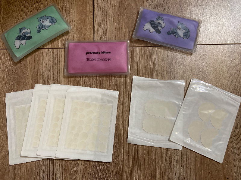 Photo 1 of 3pc Reusable Hand Warmers - Instant Heat Packs, 4” and 37 pimple patches