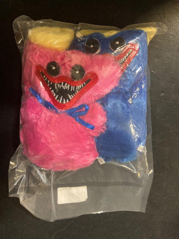 Photo 1 of 2PC Huggy and Wuggy Plush,2PC Poppy and Playtime Game Series Plush Doll, Scary and Funny Plush Doll, Gifts for Kids, Adults, Game Lovers