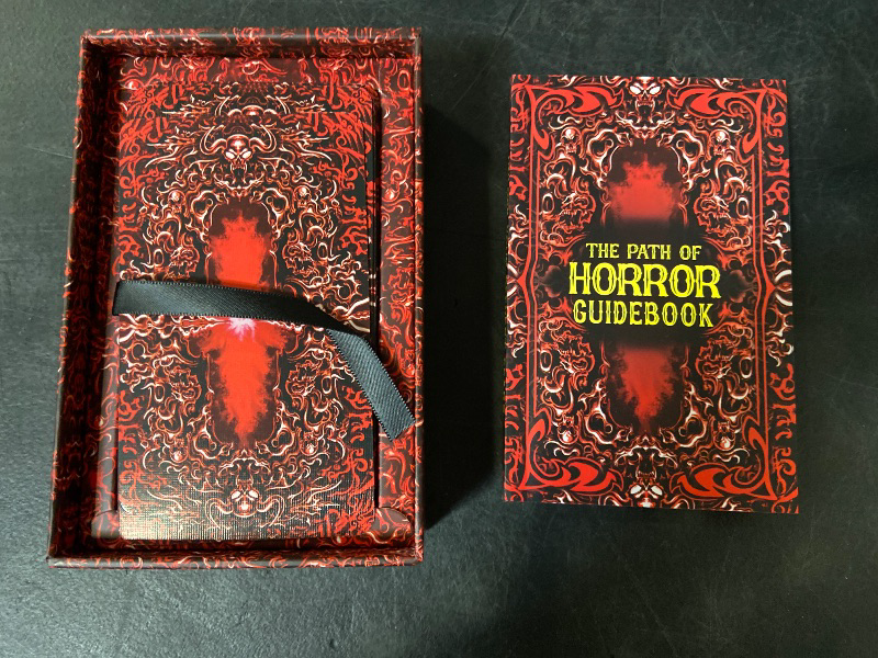 View 3 of 99FOX The Path of Horror Tarot Card Deck and Guidebook for Beginners Readers Creepy Themes Waterproof Cards Classic Pack Intuition Vintage Accessories Plastic Collection Design with Box