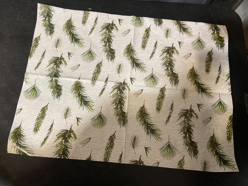 Photo 1 of AnyDesign 12 Sheets Forest Theme Wrapping Paper -Not Roll- Watercolor Green Tree Elk Gift Wrap Paper Folded Flat for Woodland Birthday Wedding Baby Shower DIY Crafts, 19.7 x 27.6 Inch