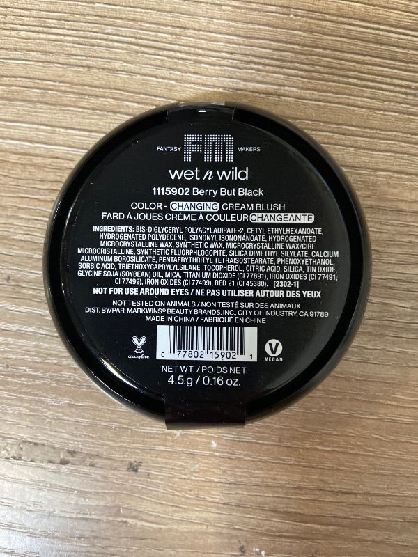 Photo 1 of wet n wild Halloween Fantasy Makers Color Changing Blush - Berry But Black