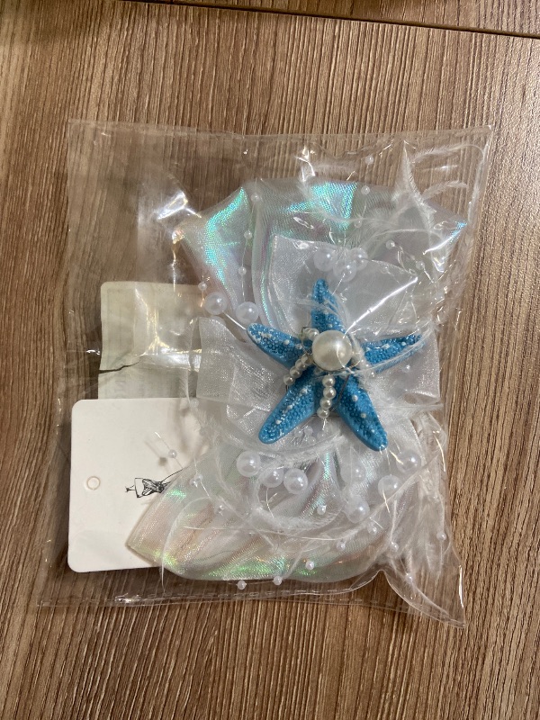 Photo 1 of Mermaid Hair Accessories Light Up Costume Starfish Hair Clips for Women