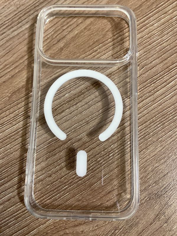 Photo 1 of PITCHESSY for iPhone 17 Pro Case with Screen Protector,[Compatible with Magsafe] Military-Grade Protection & Anti-Yellowing,Magnetic Phone Case for iPhone 17 Pro,Clear