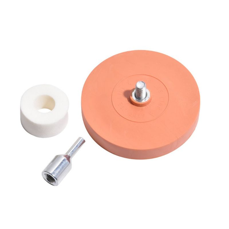 Photo 1 of 3.5 Inch Car Sticker Remover Kit, Eraser Wheel with Adaptors, Decal & Adhesive Remover Wheel for Removing Vinyl, Glue, Stickers on Car Windows & Auto Body