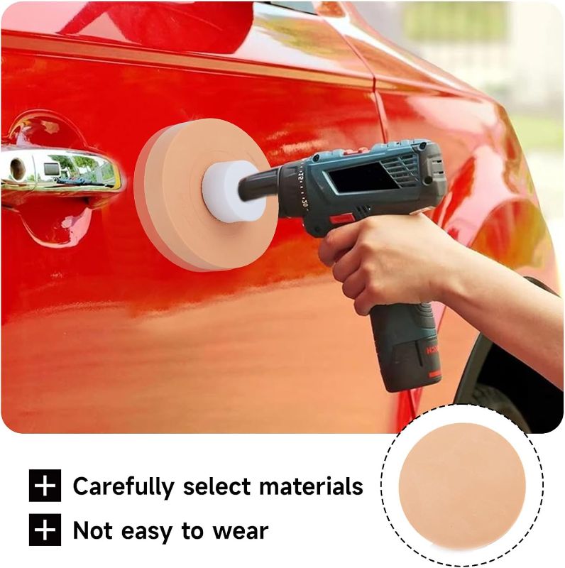 Photo 1 of 3.5 Inch Car Sticker Remover Kit, Eraser Wheel with Adaptors, Decal & Adhesive Remover Wheel for Removing Vinyl, Glue, Stickers on Car Windows & Auto Body