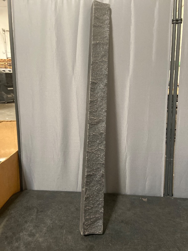 View 3 of GenStone Faux Stacked Stone Ledger 42" x 2" x 3.5" in Iron Ore Color for Do It Yourself Friendly Home Improvement Projects