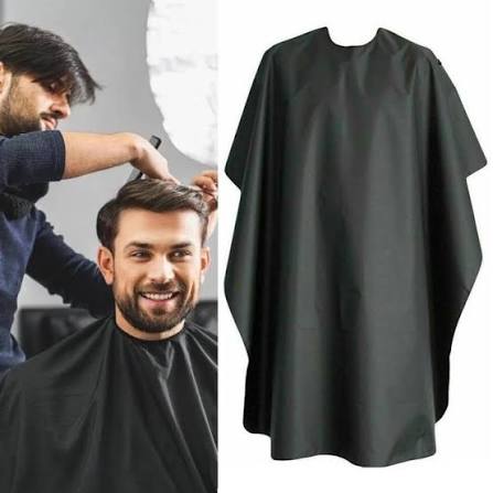 View 1 of Hair Cutting Cape-Waterproof Haircut Apron with Adjustable Closure, Hairdressing Salon Nylon Cover, Styling Gown Fits for Barber & Home Use