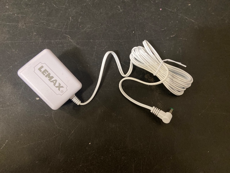 View 2 of Lemax Village Collection AC Power Adaptor With 1 Output Jack 4.5v White - 550mA
