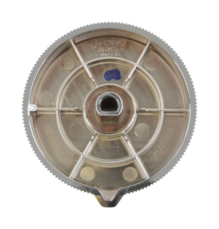 Photo 1 of Replacement control knob (part number W11675852, also replacing W11328381) designed for select Whirlpool and Maytag washers and dryers.