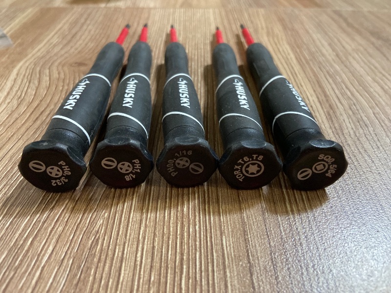 Photo 1 of Husky Insulated Precision Screwdriver Set (5-Piece)