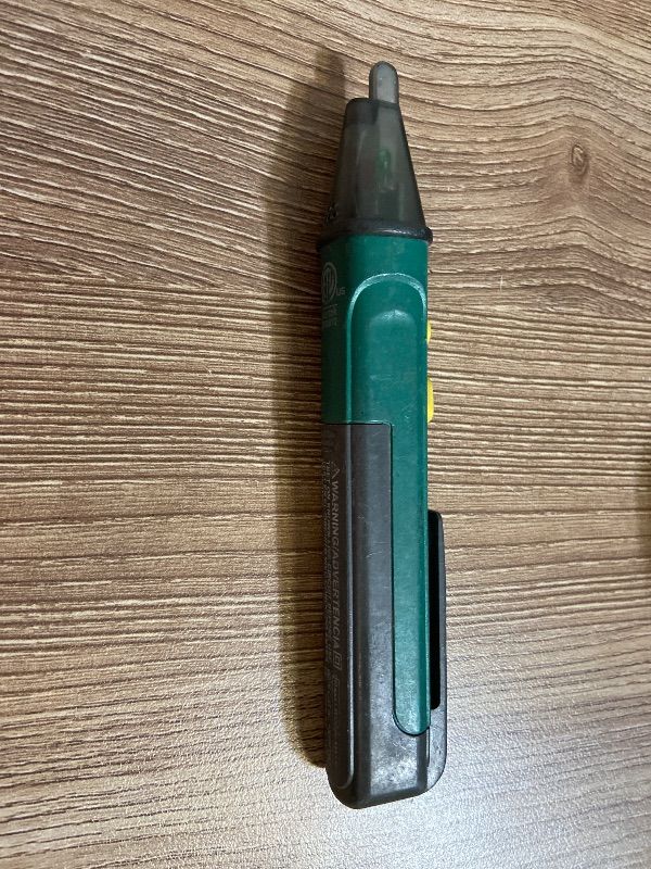 Photo 1 of Commercial Electric MS8907H Non-Contact AC Voltage Detector, a handy pocket tool used to safely check for live electrical current.