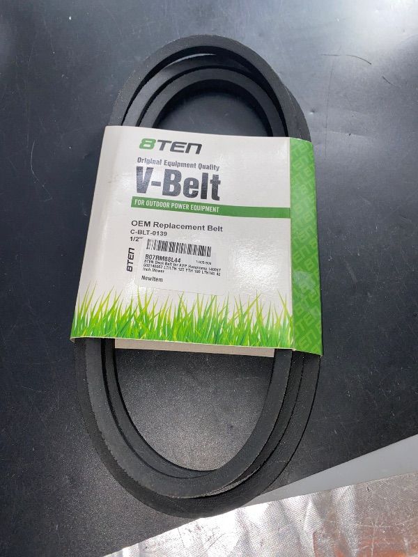 Photo 1 of 8TEN V-Belt For Outdoor Power Equipment Quality OME Replacement Belt C-BLT-0139 1/2