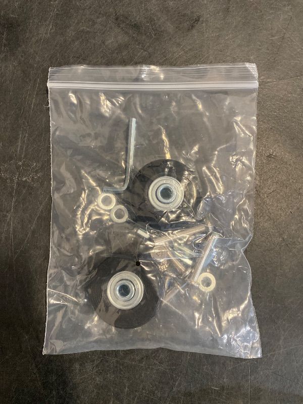 Photo 1 of uxcell Replacement Luggage Wheels 40x18mm Suitcase Wheel Repair Kits Include 2 PU Bearing Wheels & Washers, Wrenches & Axle Screw for Trolley Bag, Inline Skate and Caster Board