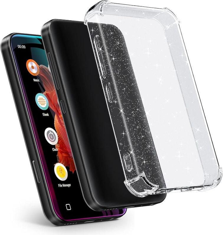 View 1 of Case for innioasis G1 G3 Mp3 Player, TPU Clear Anti-Scratch | Shock Absorption | 4.0 inch |clear flash