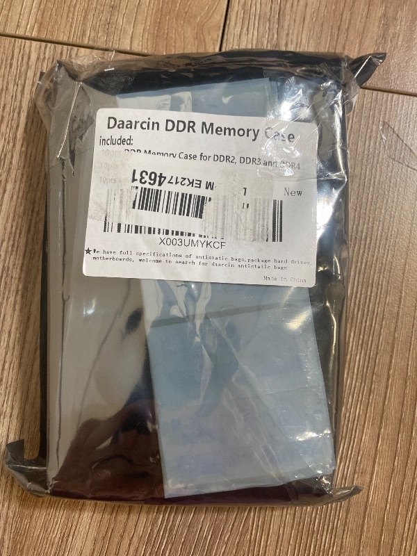 Photo 1 of 10Pcs DDR Memory RAM Module Case Plastic Box Packaging Container Clamshell Antistatic Tray for DDR2, DDR3 and DDR4 Long DIMM Desktop Memory RAM Module