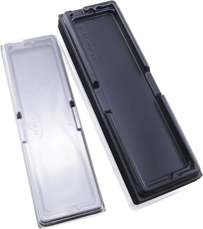 Photo 1 of 10Pcs DDR Memory RAM Module Case Plastic Box Packaging Container Clamshell Antistatic Tray for DDR2, DDR3 and DDR4 Long DIMM Desktop Memory RAM Module