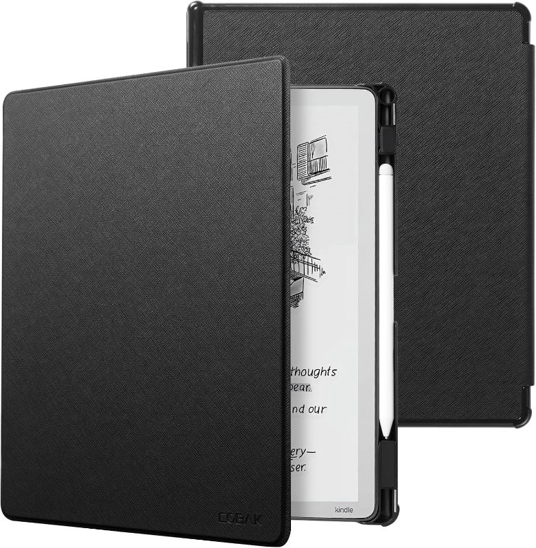Photo 1 of CoBak Case for 11" Kindle Scribe 3rd Generation 2025, Kindle Scribe Colorsoft - All New PU Leather Cover with Auto Sleep Wake, Pen Holder for Scribe 11" 2025 Released