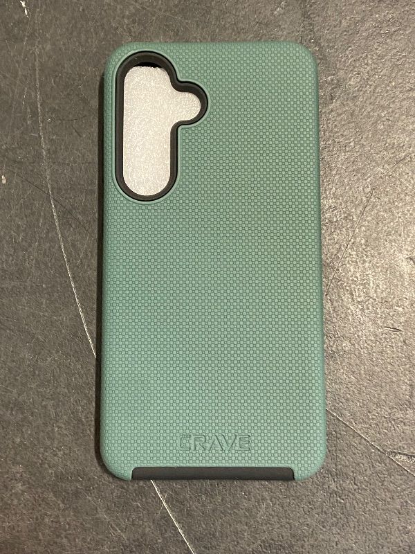 Photo 1 of 2pk Crave for Samsung Galaxy S24 Case, Shockproof Protection Dual Layer Case for Samsung Galaxy S24 (6.2 inch) - Forest Green
