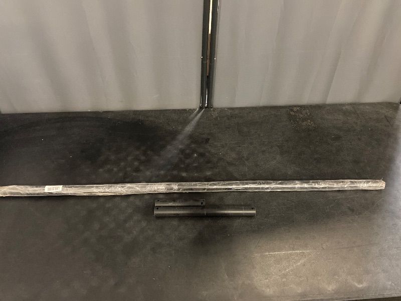 Photo 1 of 48 inch Ceiling Fan Downrod, 4 FT Black Extension Downrod for Ceiling Fan, 1 inch Outside Diameter,Black, Only Fan Boom No Thread No Cord
