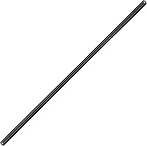 Photo 1 of 48 inch Ceiling Fan Downrod, 4 FT Black Extension Downrod for Ceiling Fan, 1 inch Outside Diameter,Black, Only Fan Boom No Thread No Cord