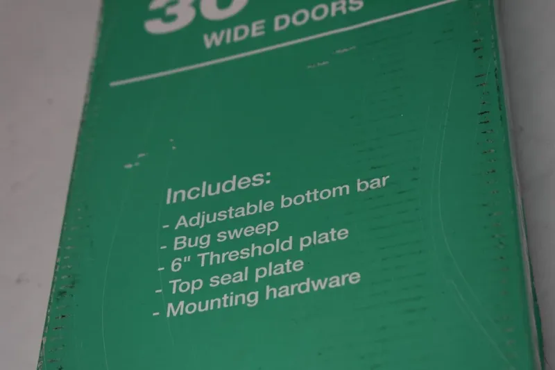 View 5 of "30- 36'' Unique Home Designs wide doors Aluminum Door Draft Stopper - Heavy Duty Weather Stripping Seal for Bottom of Interior & Exterior Doors (Black)
