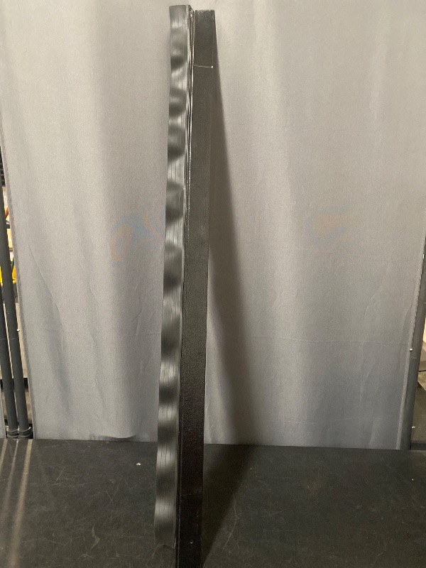 View 2 of "30- 36'' Unique Home Designs wide doors Aluminum Door Draft Stopper - Heavy Duty Weather Stripping Seal for Bottom of Interior & Exterior Doors (Black)
