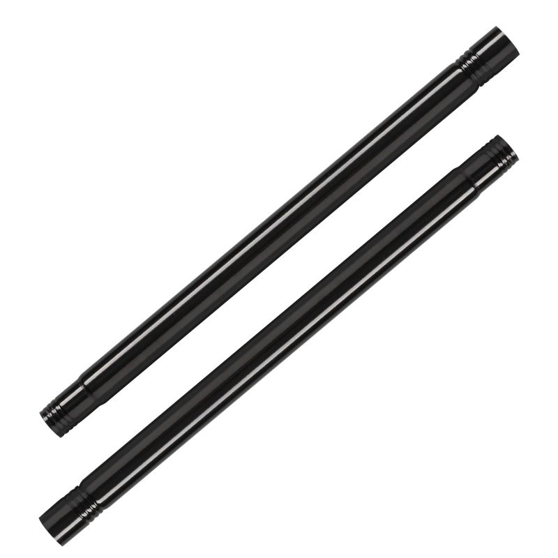 Photo 1 of 1FT Stainless Steel Extension Pole for 1 Inch Diameter Flag Pole Kit - Easy to Install for Extending Flagpoles - Black (2 Pack)