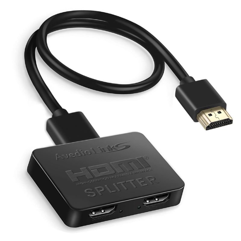 Photo 1 of Avedio Links HDMI Splitter 1 in 2 Out [with 4 Ft HDMI Cable]