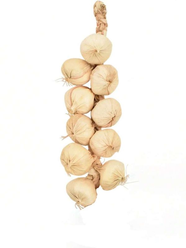 Photo 1 of Cabilock 1 pc Halloween Artificial Garlic String-Simulation Artificial Lifelike Fake Vegetable, Hanging String Photography Props for Home Office Kitchen Decoration.