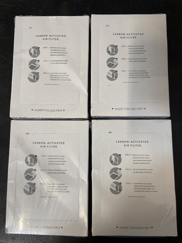 Photo 1 of DEWEL Refrigerator Air Filter Replacement 4-Pack – Activated Carbon Compatible With Frigidaire Pure Air Ultra & Electrolux EAFCBF – Eliminates Odors