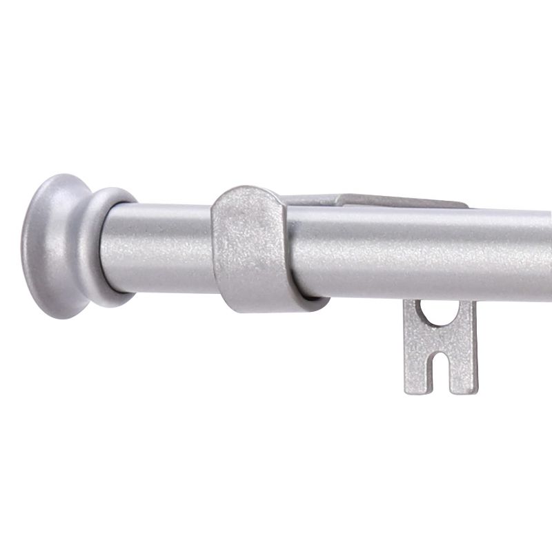 Photo 1 of Alskarhem Curtain Rod 30"-45" Decorative Silver Single Rod