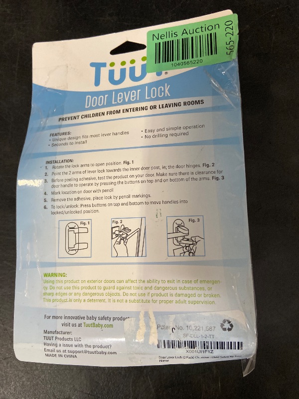 Photo 1 of Door Lever Lock Child Proof Doors & Handles, Adhesives - Child Safety By Tuut (2 Pack)