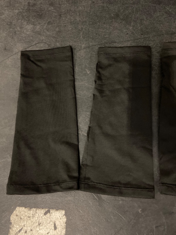 Photo 1 of 2-pack of black Sport compression sleeves Polyester Material