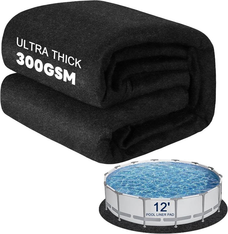 Photo 1 of 12 FT Thickened Pool Liner Pad for Round Above Ground Pools