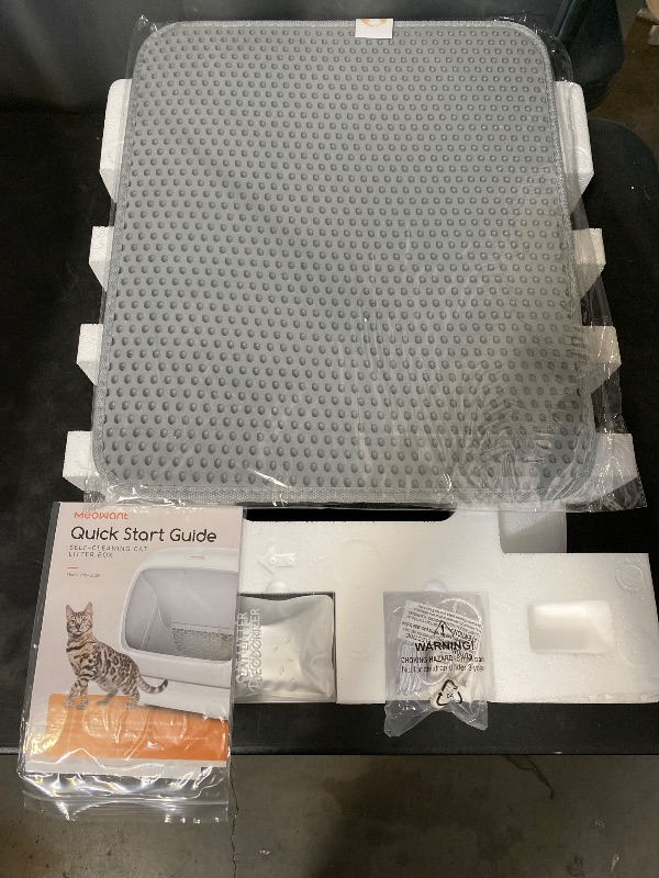 View 4 of Meowant Self-Cleaning Cat Litter Box, 106L Large Capacity for Multiple Cats