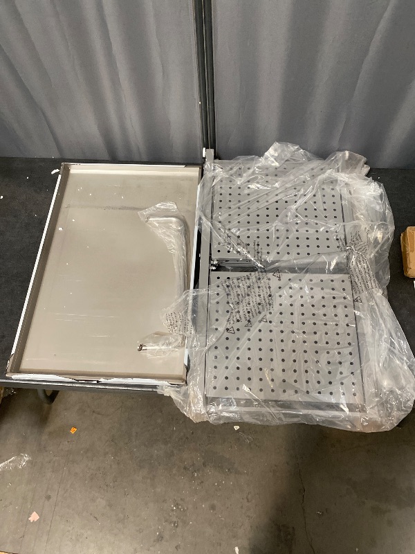 Photo 1 of 3-Tier Folding Outdoor Grill Table Cart Only