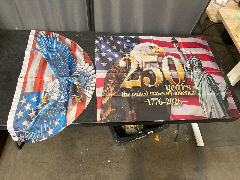 Photo 1 of 2 America themed Flags 
