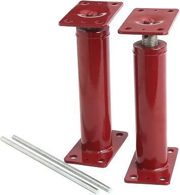 View 1 of 2 Pack Adjustable Floor Jack Post 15 Gauge - Size Range 12" - 16 "

