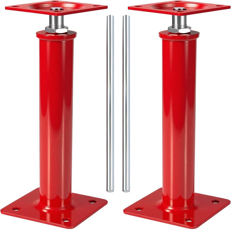 Photo 1 of 2 Pack House Floor Jacks, 16"-21" Height Range