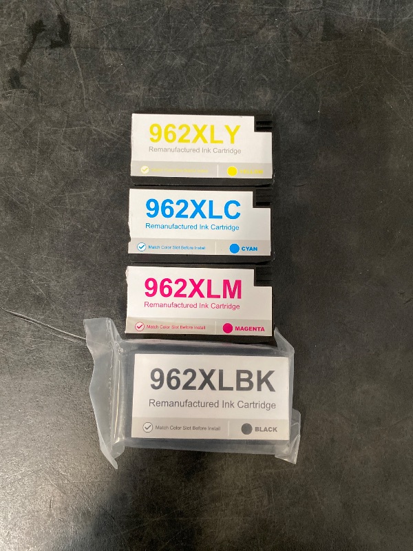 View 2 of Couleuris 962XL Ink Cartridges 4-Pack (Black, Cyan, Magenta, Yellow)