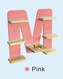 Photo 1 of Pink Tonie Shelf for Tonie and Tonie Box - Magnetic Tonie Wooden Floating Shelf for Tonie Storage, Tonie Box Shelf Wall Mounted for Kids