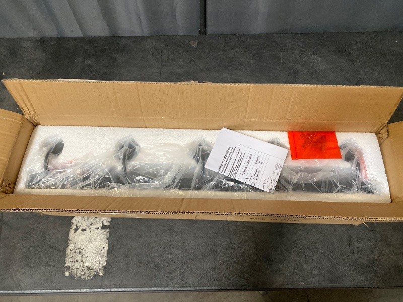 Photo 1 of LMS LED Dimmable 5 Lights Bathroom Vanity Light, Matte Black Modern Vanity Lights with Bubble Crystal Shade, 20W 3000/4000/5000K, LMS-176-5