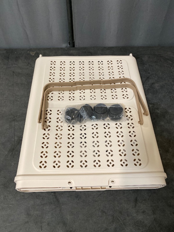View 2 of Foldable Laundry Basket Large Capacity Rolling Mobile with Wheels,Ideal for Toys/Sports Gear/Laundry Storage Organizer