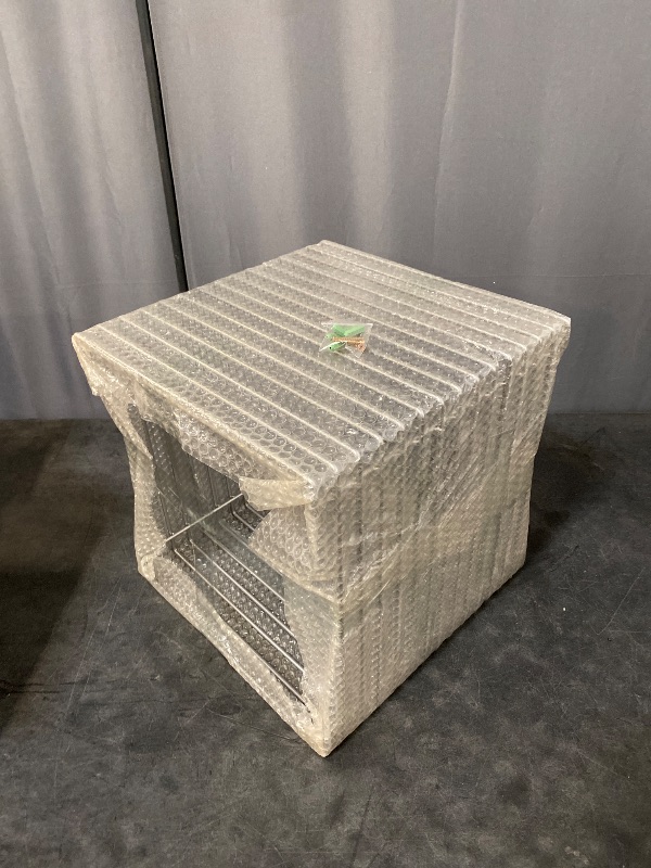 View 2 of KHOXRMW Stainless Steel Retro End Table