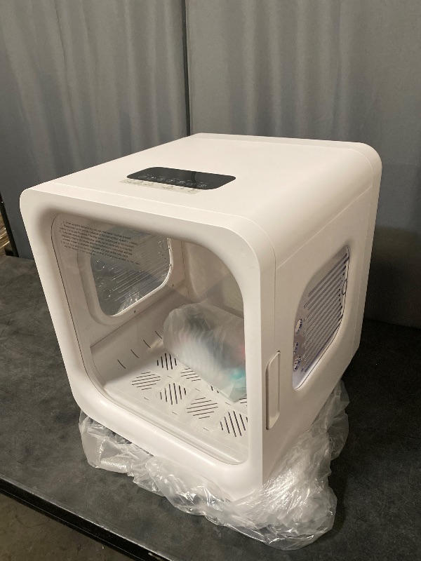 View 2 of Smart Pet Hair Dryer Box Cats Small Dogs 360 Drying Cage Temperature Control Overheat Protection Grooming