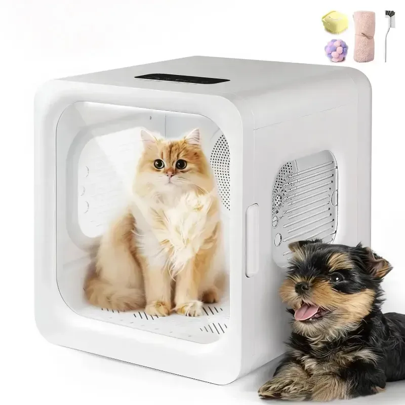 Photo 1 of Smart Pet Hair Dryer Box Cats Small Dogs 360 Drying Cage Temperature Control Overheat Protection Grooming
